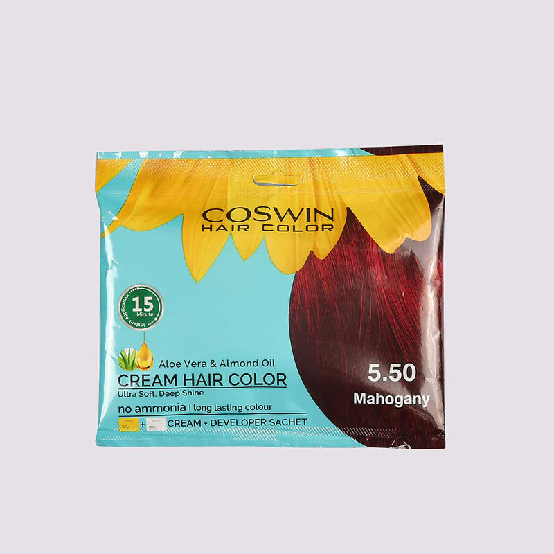 Mahogany hair color sachet
